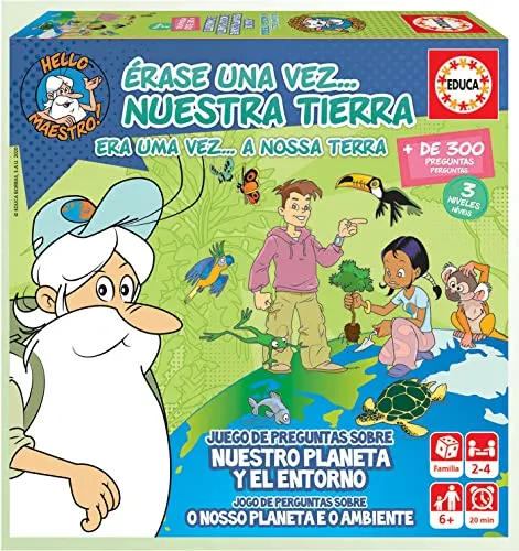 Educa Era Uma Vez a Nossa Terra - Jogo de Tabuleiro Educativo Ambiental