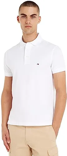 Polo Tommy Hilfiger 1985 Slim Fit Masculina em Piqué de Algodão