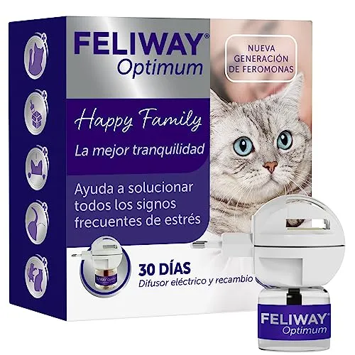 FELIWAY Optimum - Difusor de Feromonas para Redução do Stress em Gatos