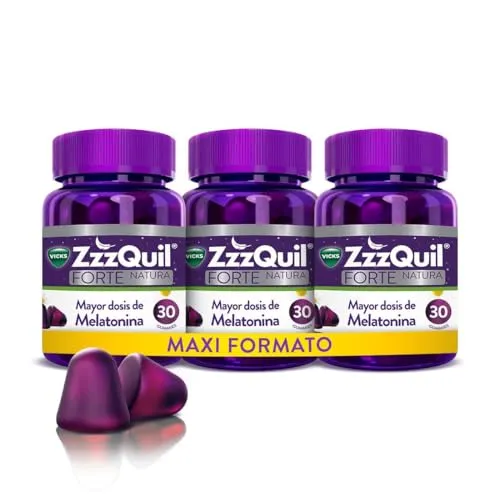 ZzzQuil Natura Forte - Gomas Naturais para Dormir com Melatonina