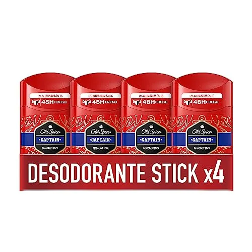 Old Spice Captain Desodorizante Stick Masculino 4x50ml