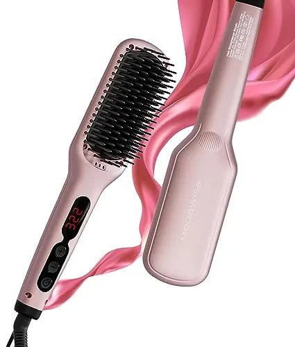 Ionic Hair Straightening Brush - Escova Alisadora Profissional com Tecnologia Iónica