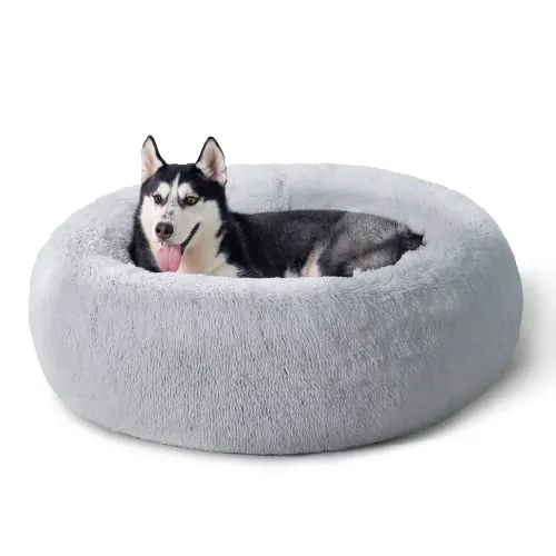 Bedsure Cama Relaxante Redonda para Gatos e Cães Pequenos até 20kg