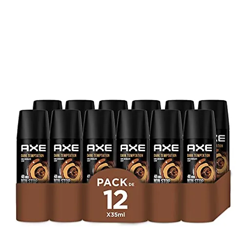 Axe Dark Temptation Bodyspray Desodorizante Masculino 35ml (Pack 12)