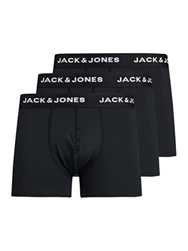 JACK & JONES Boxers Jacbase-Trunks Microfibra Pack 3 Unidades