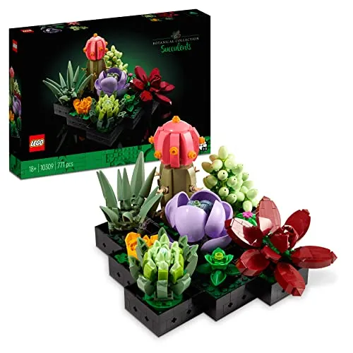 LEGO Botanical Collection 10309 - Conjunto de 9 Plantas Suculentas Artificiais