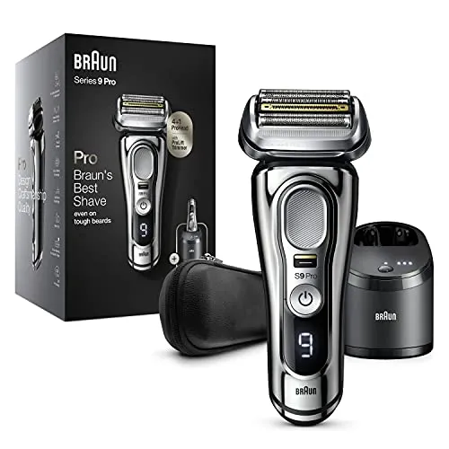 Braun Series 9 Pro - Máquina de Barbear Elétrica com Estação SmartCare 5 em 1