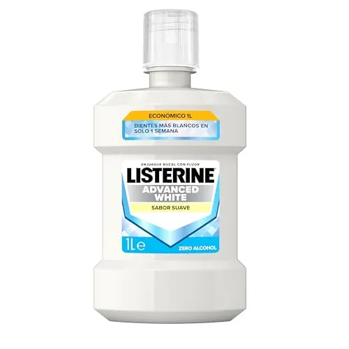 Listerine Advanced White Delicate Gusto 1L - Elixir Bucal Branqueador