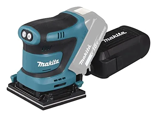 Makita DBO480Z - Lixadora de Acabamento 18V Sem Fios com Sistema de Fixação Duplo