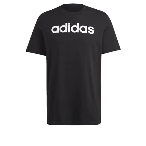 T-shirt Adidas Essentials Single Jersey Linear Masculina em Algodão