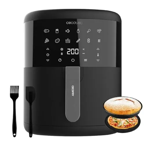 Cecofry Bombastik 6000 - Fritadeira Sem Óleo Digital 6L com 12 Programas