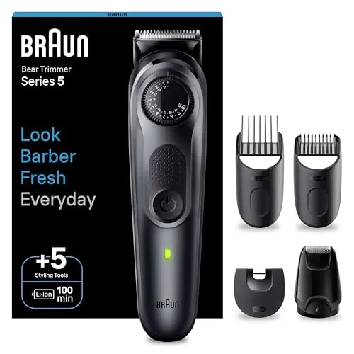 Braun BeardTrimmer BT5420 - Aparador de Barba Sem Fios com 40 Ajustes