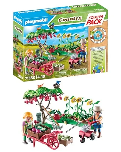 PLAYMOBIL Starter Pack Horta - Conjunto de Jardinagem Infantil