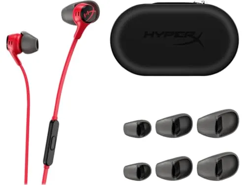 HyperX Cloud Earbuds II - Auriculares Gaming com Microfone Integrado