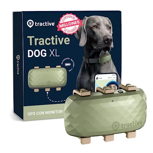 Tractive GPS Dog XL - Localizador GPS para Cães com Monitorização em Tempo Real