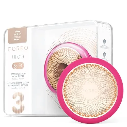 FOREO UFO 3 - Dispositivo de Tratamento Facial 5 em 1 com LED