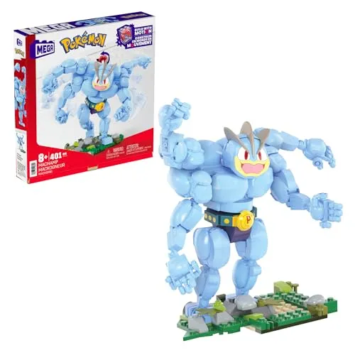 MEGA Pokémon Machamp - Figura Articulada de Construção 401 Peças