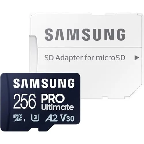 Samsung PRO Ultimate MicroSD 256GB - Cartão de Memória Alta Performance