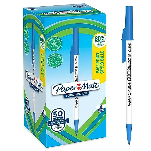 Paper Mate Kilométrico - Caneta Esferográfica 1.0mm Ponta Média