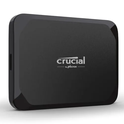 Crucial X9 SSD Portátil 2TB - Disco Externo USB-C de Alta Velocidade