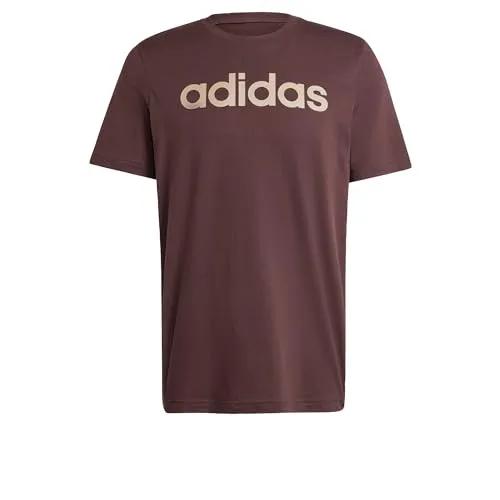 T-shirt Adidas Essentials Linear Masculina em Algodão Puro