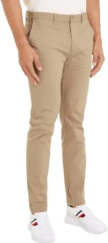 Tommy Hilfiger Chinos Stretch Homem - Calças Clássicas com 5 Bolsos