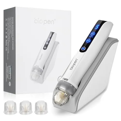 Bio Pen Q2 Dermapen Professional - Dispositivo 3 em 1 com Microagulhas, EMS e LED