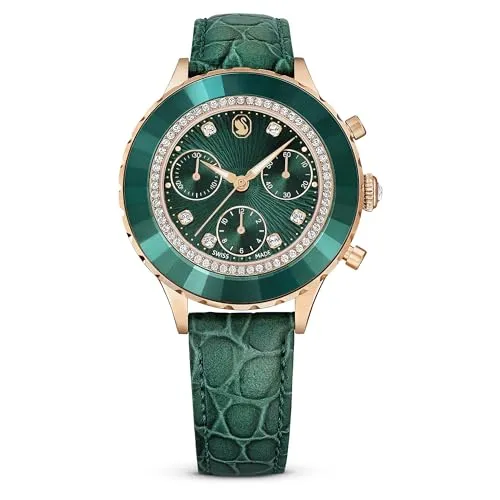 Relógio Swarovski Octea Chrono Feminino com Cristais e Cronógrafo