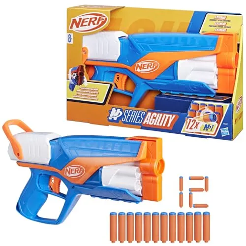 Nerf N Series Agility - Lançador de Dardos com Tambor Rotativo