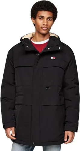 Parka Tommy Jeans Tech Canvas - Casaco Impermeável Masculino