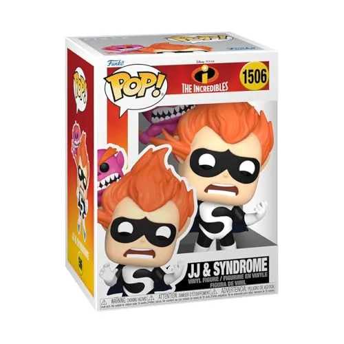 Funko Pop Premium The Incredibles - Jack-Jack & Syndrome Edição 20º Aniversário