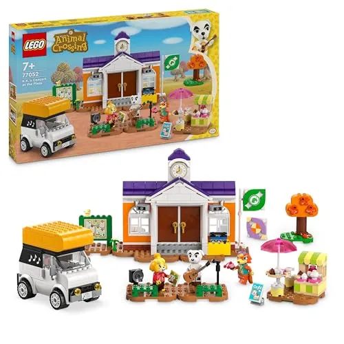 LEGO Animal Crossing: Concerto do Totakeke na Praça - Set de Construção com Minifiguras