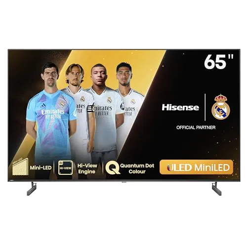 Hisense 65U6NQ Smart TV Mini-LED 65" com Quantum Dot e Dolby Vision