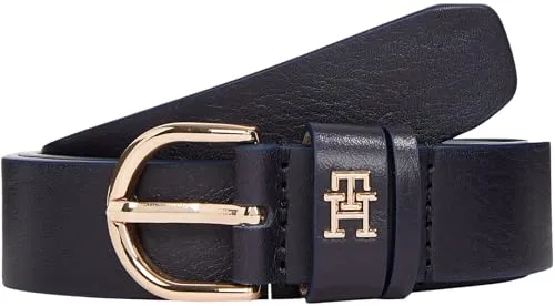 Cinto Tommy Hilfiger Essential Effortless Feminino com Fivela Metálica