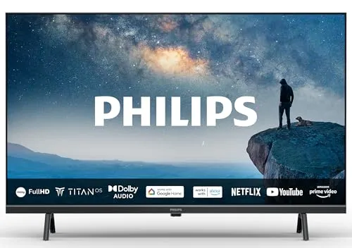 Philips 32PHS6009/12 Smart TV Full HD com Titan OS e Assistentes de Voz