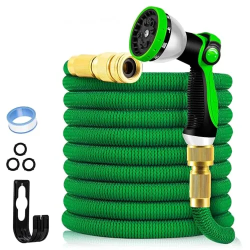 Yofidra Garden Hose - Mangueira de Jardim Extensível 7,5m com Aspersor 10 Funções