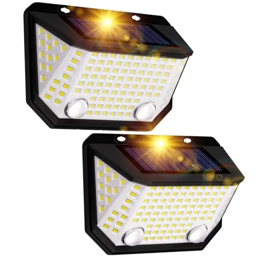 K Kasonic Luzes Solares LED Exterior com Sensor de Movimento 300°