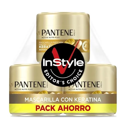 Pantene Pro-V Repara e Protege Máscara de Queratina 3x300ml para Cabelo Danificado