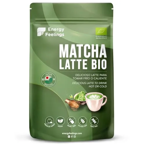 Energy Feelings Matcha Latte Orgânico Premium em Pó 200g