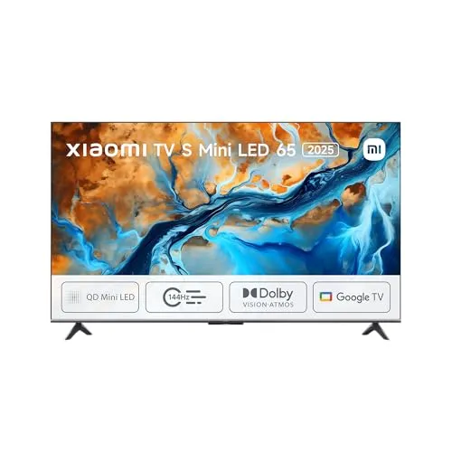 Xiaomi TV S MiniLED 65" - Smart TV 144Hz com Tecnologia Mini LED