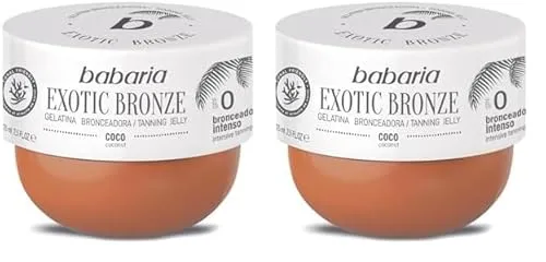 Babaria Exotic Bronze - Geleia Bronzeadora com Óleo de Coco 75ml (2 unidades)