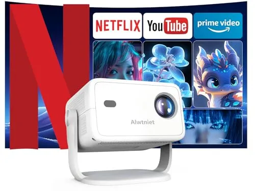 Projetor L018 Full HD 1080P com Netflix e Wi-Fi Dual Band