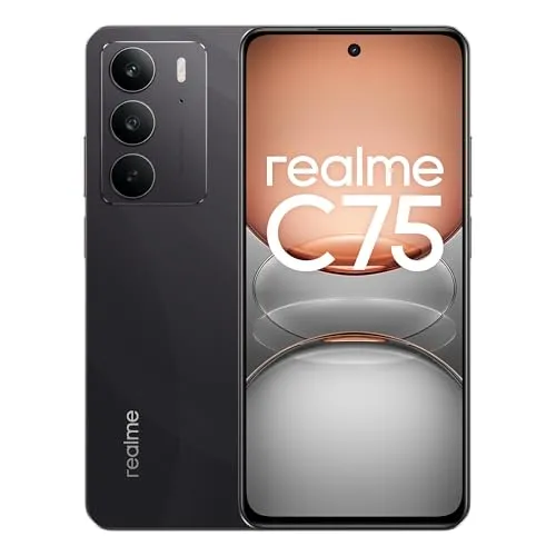 Realme C75: Telemóvel com Ecrã FHD 6,72" e Bateria 5828mAh