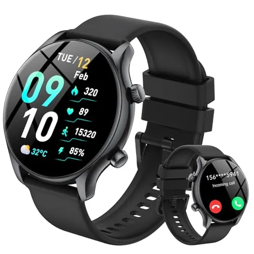 Smartwatch 2025 - Relógio Inteligente com Ecrã Tátil 1.39" e Bluetooth 5.4