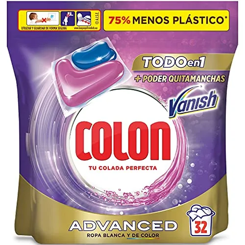 Colon Detergente Cápsulas para Máquina com Vanish