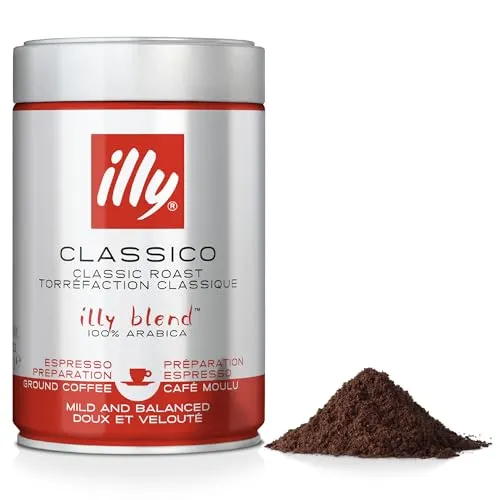 Café illy Classico Moído Premium 100% Arábica para Expresso