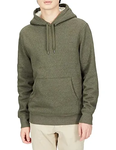 Amazon Essentials Sweatshirt com Capuz Sherpa para Homem