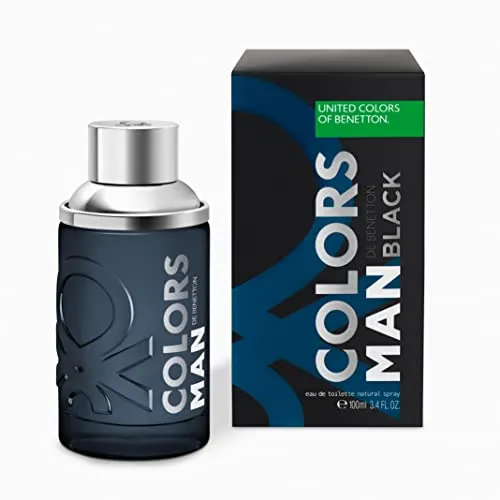 Benetton Colors Black Man EDT 100ml - Perfume Masculino