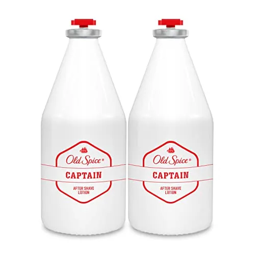 Old Spice Captain After Shave Duplo 2x100ml - Loção Pós-Barba Clássica