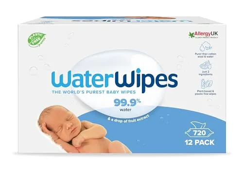 WaterWipes Toalhitas Originais para Bebé - 99,9% Água Purificada